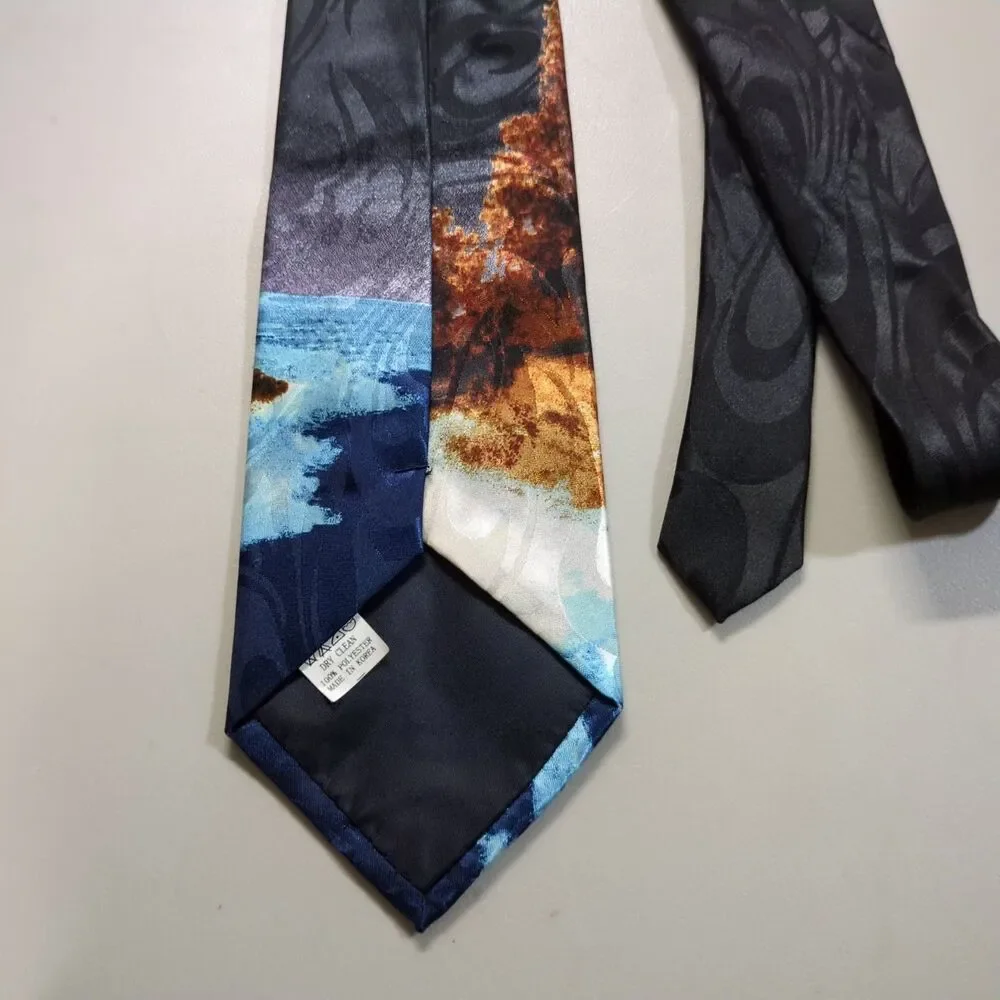 Vintage Steven Harris Hand Made Lighthouse Tie